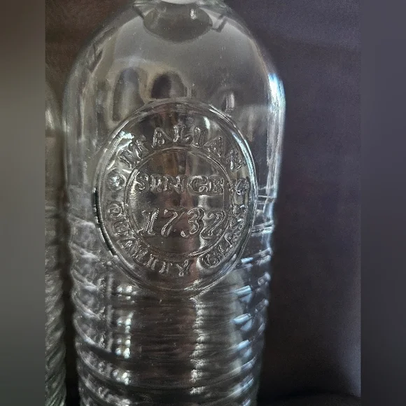 Made In Italy GLASS bottles - Picture 3 of 3